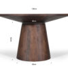 Tafel Tommy 130 cm Rond
