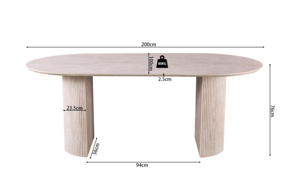 Tafel Lagos Ovaal