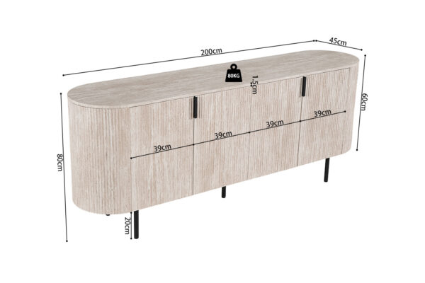 Dressoir Lagos 200cm
