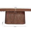 Rousseau 51723-1 Tafel table Miguel 7 Tafel Miguel lichtbuin