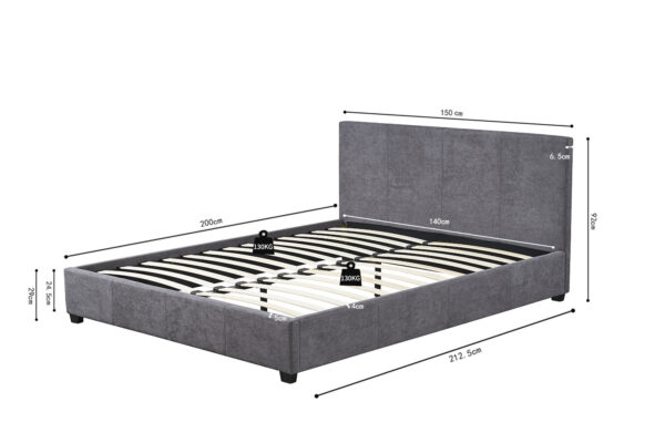 Bed Roma in stof