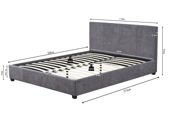 Bed Roma in stof