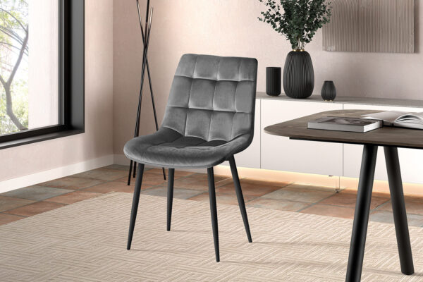 Stoelen Juta in Fluweel