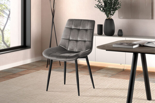 Stoelen Juta in Fluweel