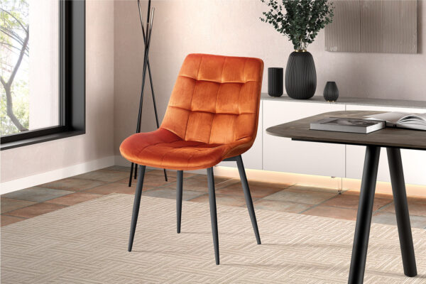 Stoelen Juta in Fluweel