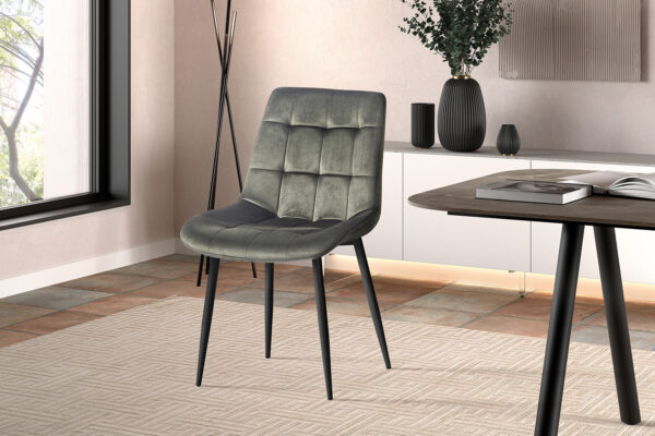 Stoelen Juta in Fluweel