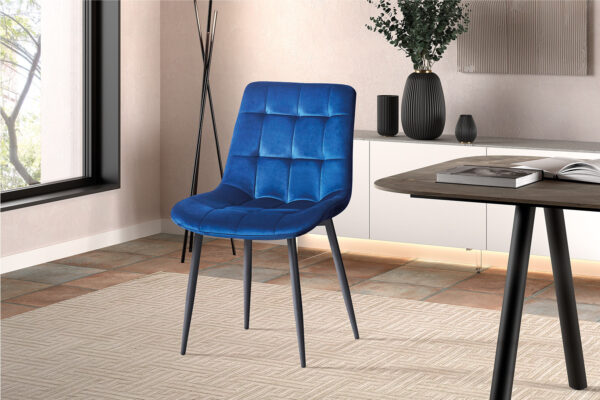 Stoelen Juta in Fluweel