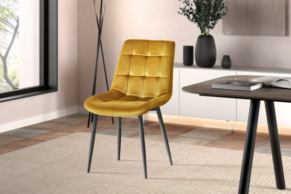 Stoelen Juta in Fluweel