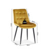 Stoelen Juta in Fluweel