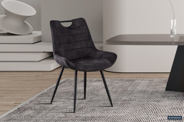 Stoelen Nina in fluweel