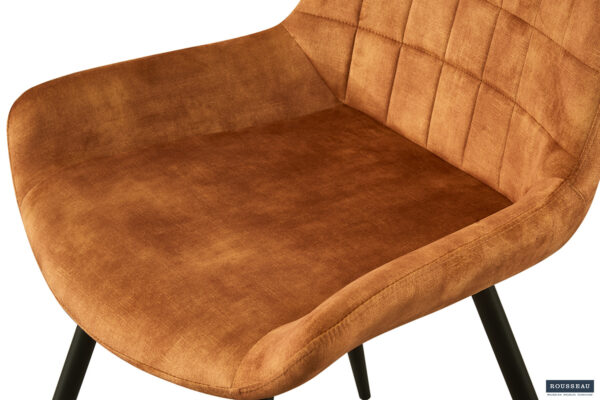 Stoelen Nina in fluweel