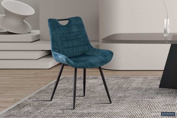 Stoelen Nina in fluweel