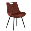 Stoelen Nina in fluweel
