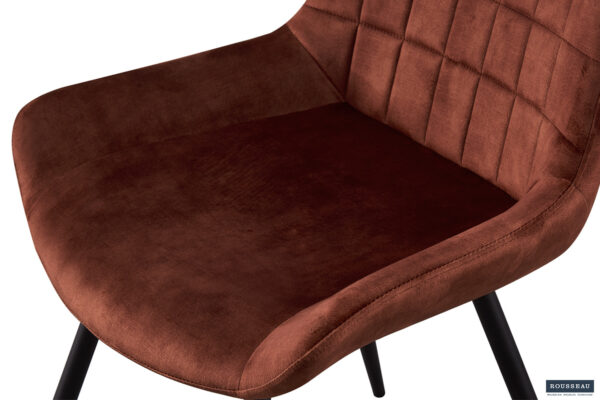 Stoelen Nina in fluweel