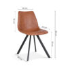 Rousseau 9602-5 stoel chaise Emma 7 Stoelen Emma