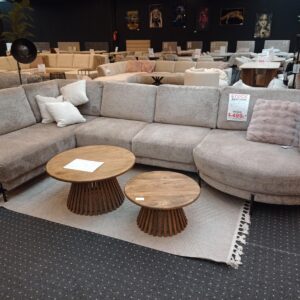 Hoeksalon Quin Taupe